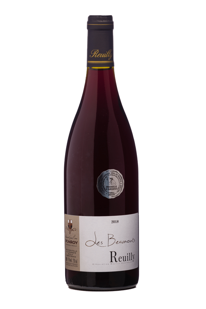 Bouteille vin rouge Les Beaumonts Reuilly du Domaine Ponroy